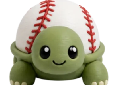 Baseball Turtle Toy