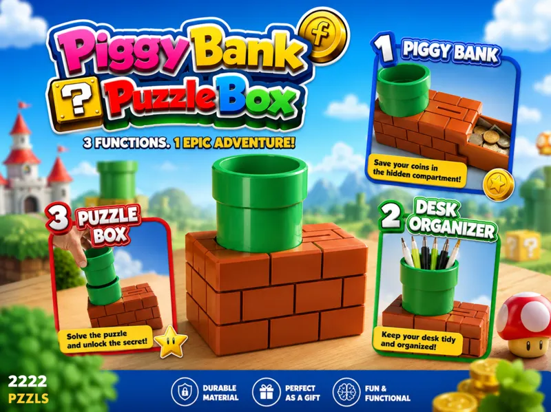 Piggy Bank Puzzlebox | Puzzle To Open!
