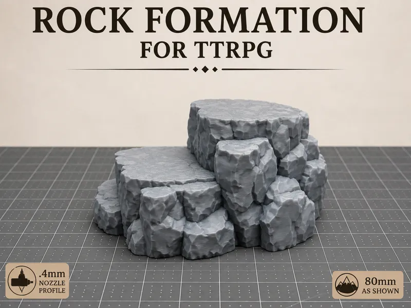 Rock Formation Three for TTRPG