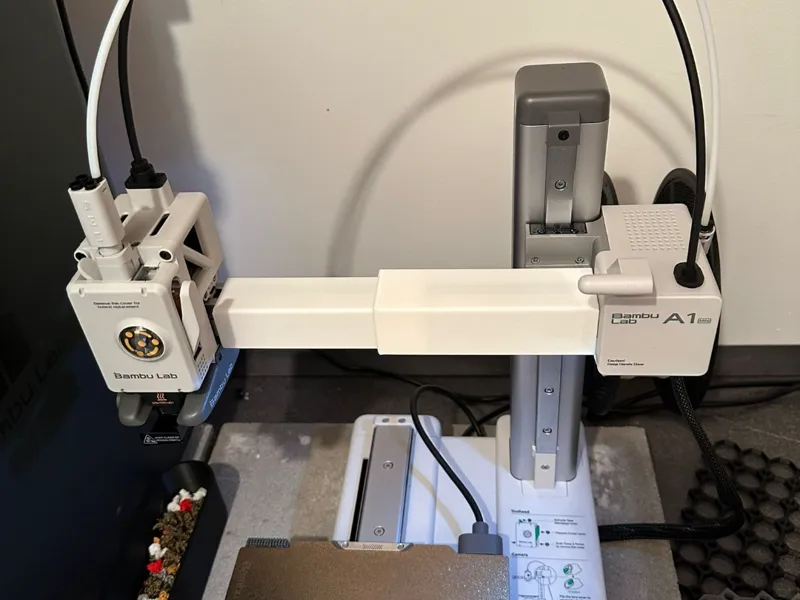 Extendable X-Axis Dust Cover for Bambu Lab A1 Mini