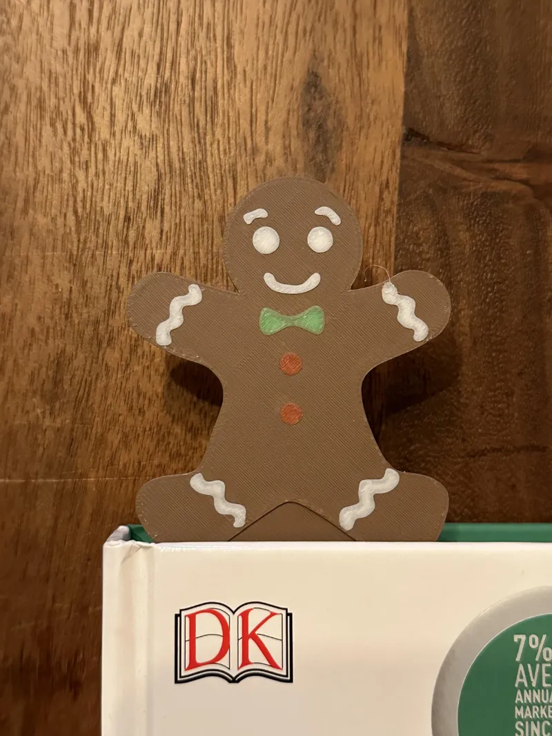 Ginger Bread Man Bookmark