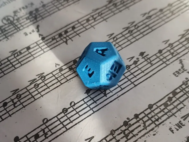 Circle of fifths dice / Quintenzirkel-Würfel