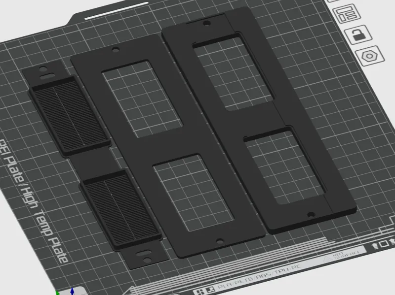 Navepoint 10" rack covers with brush opening