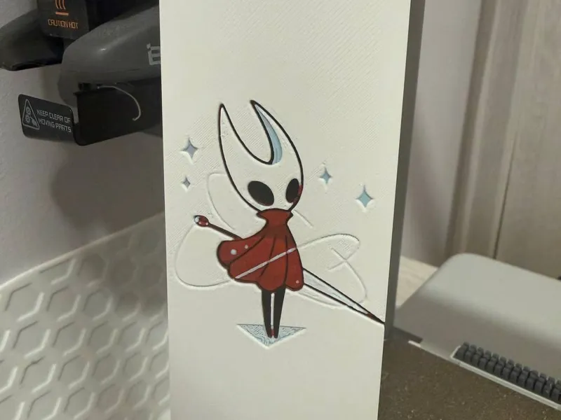 Silksong Hornet - HueForge bookmark
