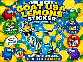 Goat USA Keychain-lemons