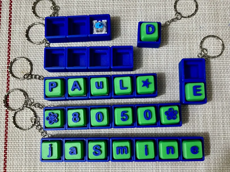 Clicker Keychain (Alphabets, Numbers, Symbols)