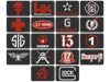Complete set: 18 magnetic patches