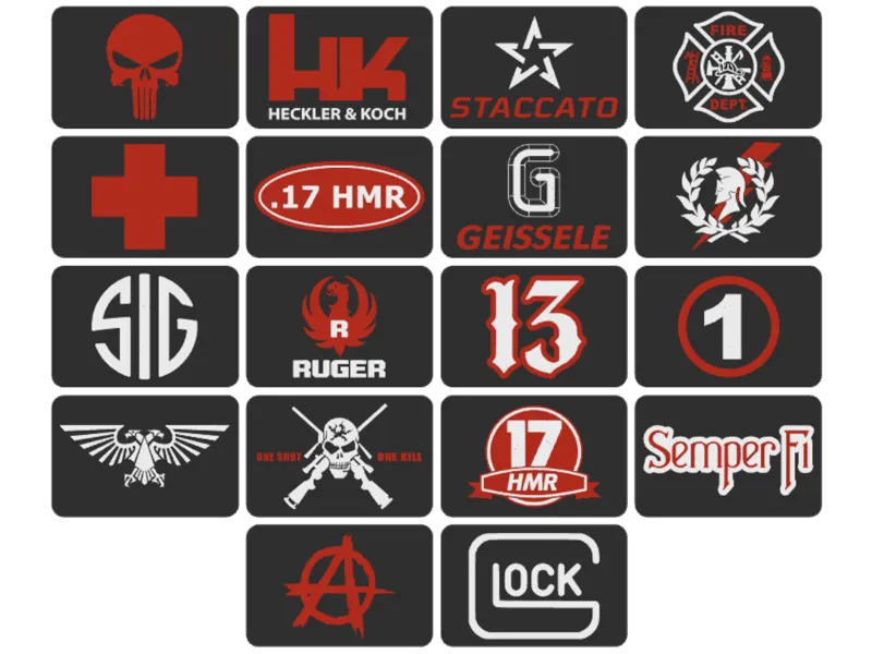 Patchs - logo fixation magnet