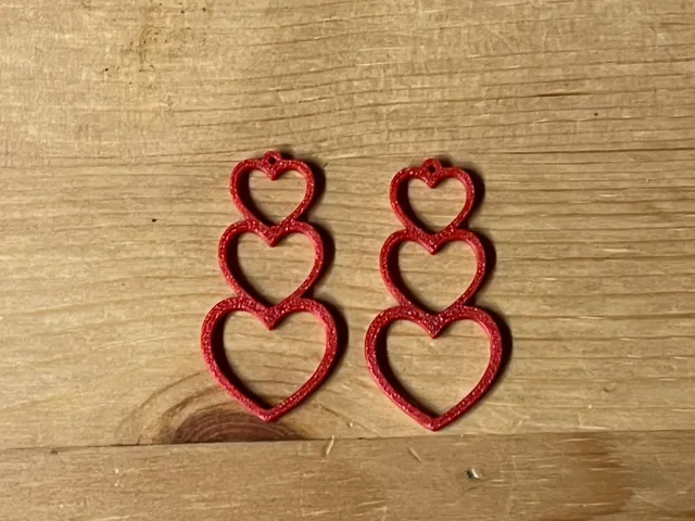 heart earrings