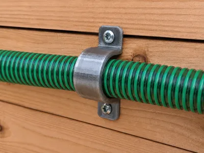 Bracket for spiral hose up to 30 mm diameter