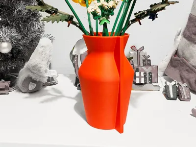 Rectangle ears vase