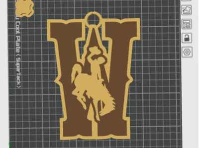 Wyoming Cowboys hype logo