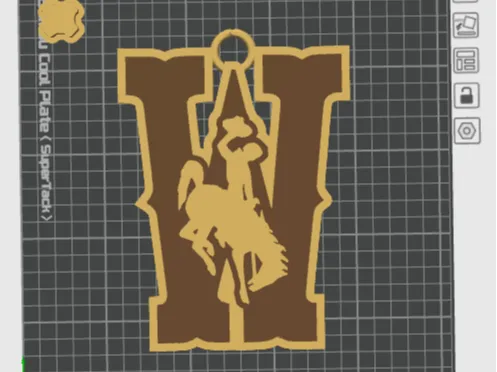 Wyoming Cowboys hype logo