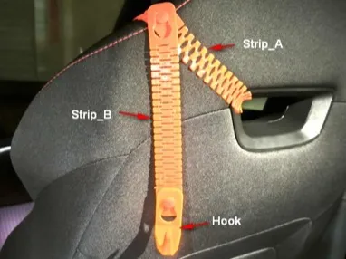 2023 Skoda octavia mk4 RS racing seat strip hook
