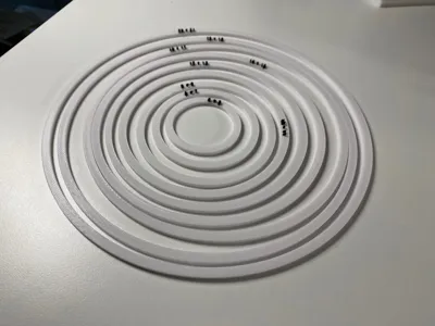Circle Drawing Template Set (2cm–21cm)