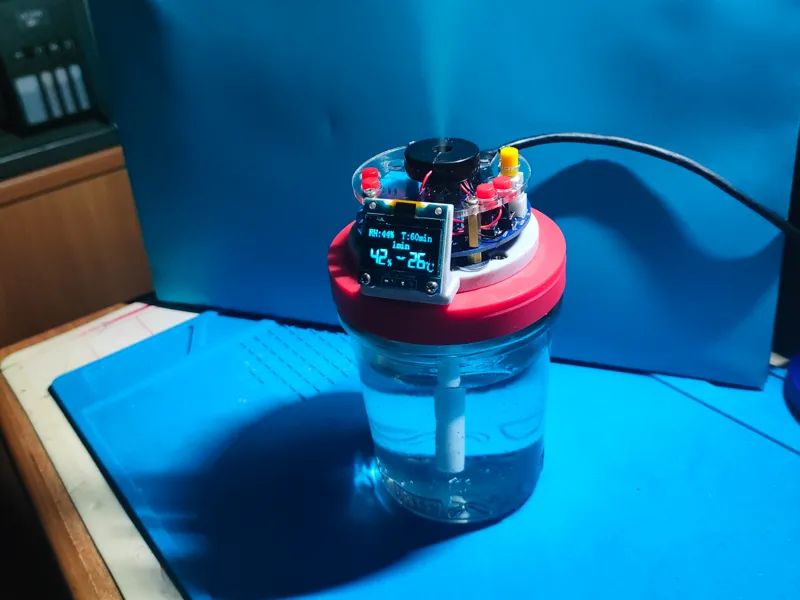 Diffusore Aromi a ultrasuoni con display OLED 
