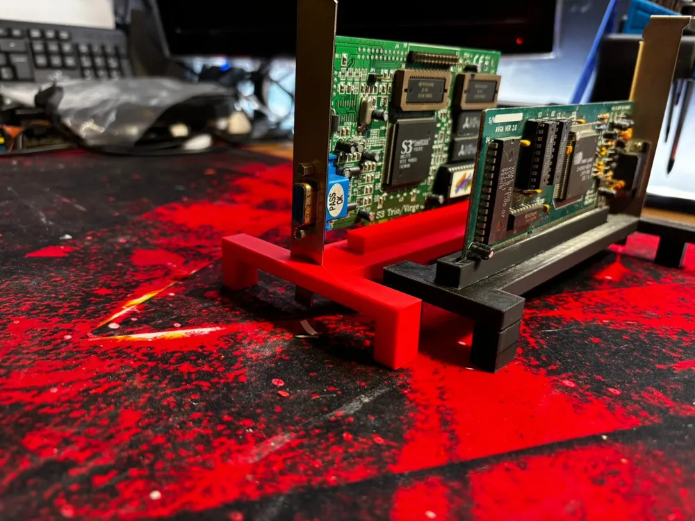 Isaboard Stand ISA Card Stand - Free 3D Print Model - MakerWorld