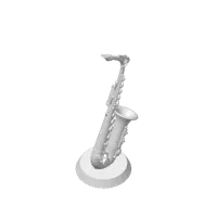 Saxophone miniature avec socle — photo 2