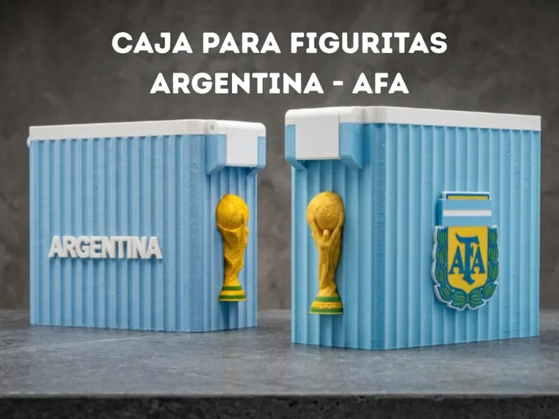 Caja Para Figuritas Álbum Copa Mundial 2026 AFA