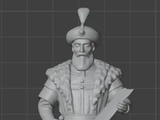 ottoman sultan (king chess piece)