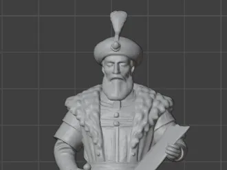 ottoman sultan (king chess piece)