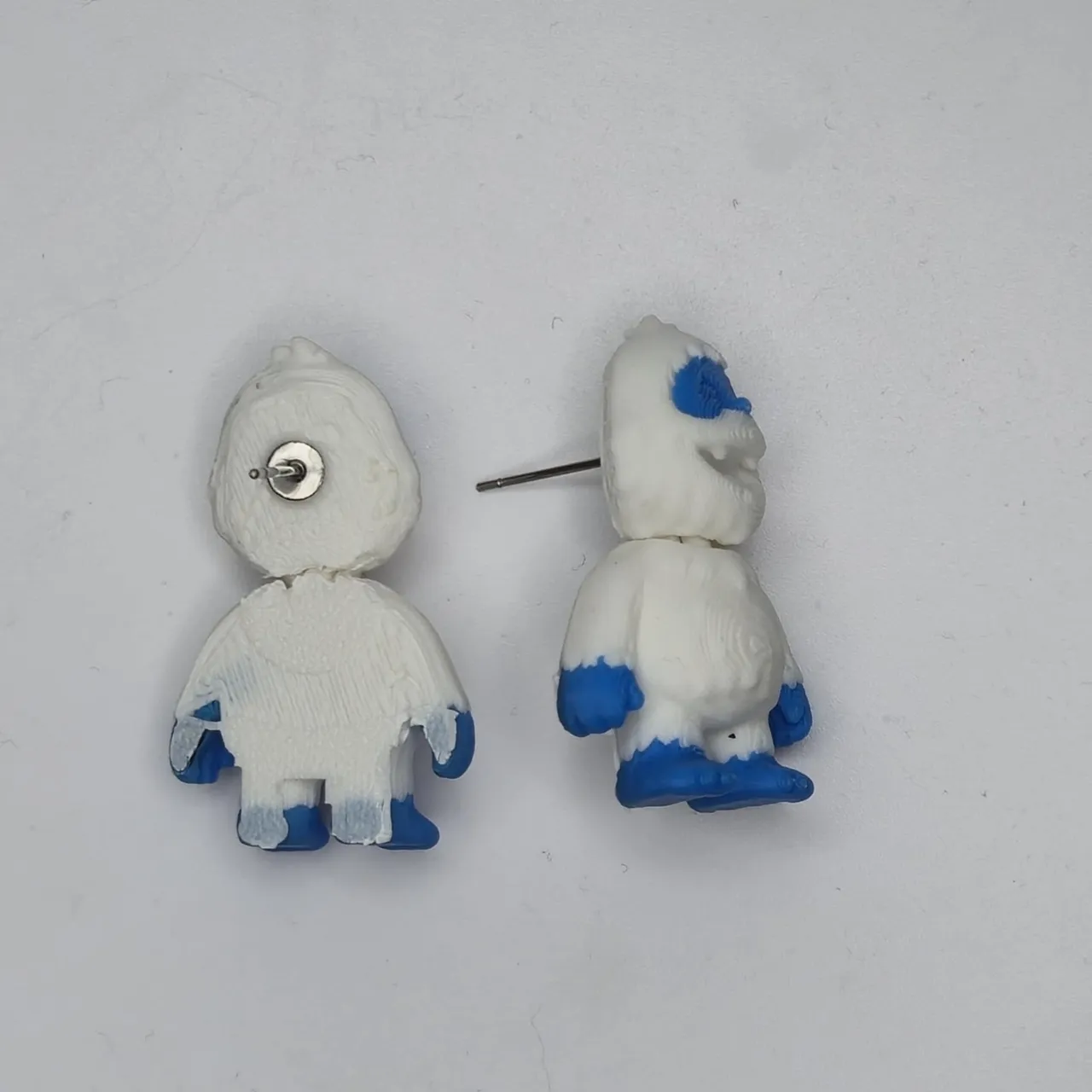 Articulated Bumble the Yeti Earrings view 2