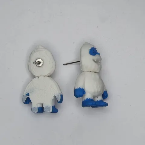 Articulated Bumble the Yeti Earrings view 2
