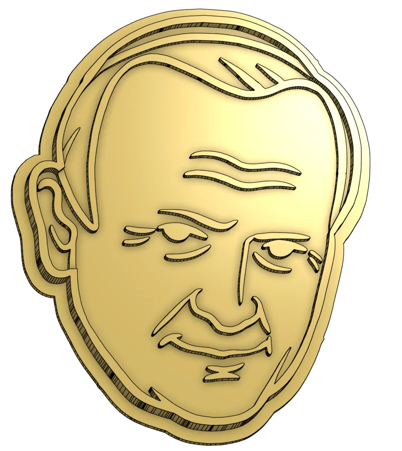 John Paul II Cookie Cutter