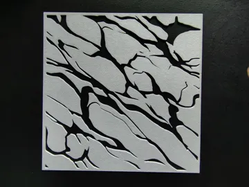 Modelo para impresión 3D: stencil effetto marmo — vista de referencia 3