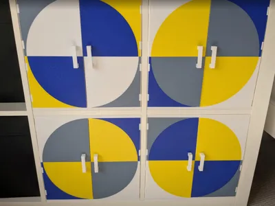 IKEA KALLAX Cabinet doors - colour pattern remix