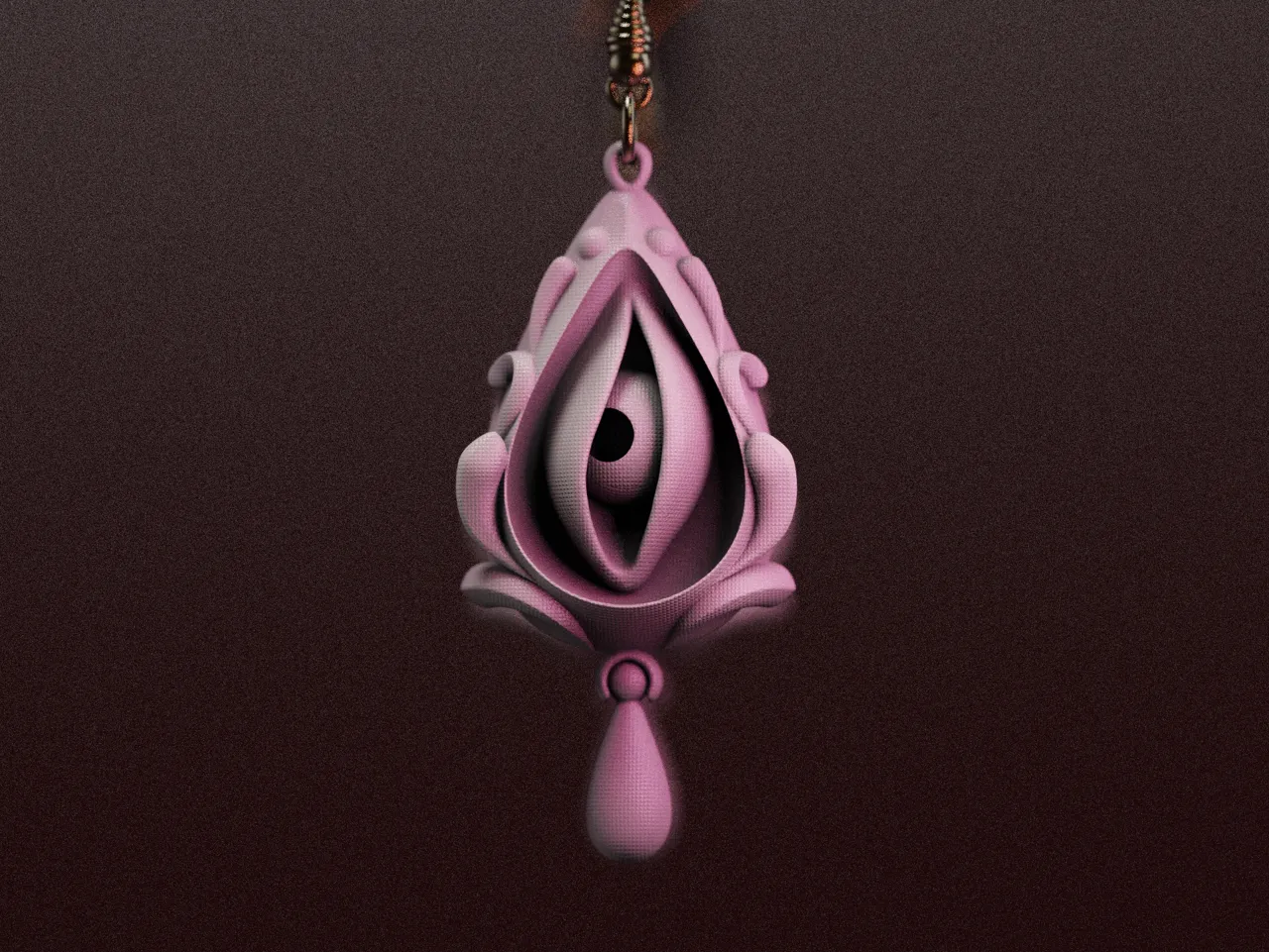 Victorian Style Dangling Earrings - Visionary view 3