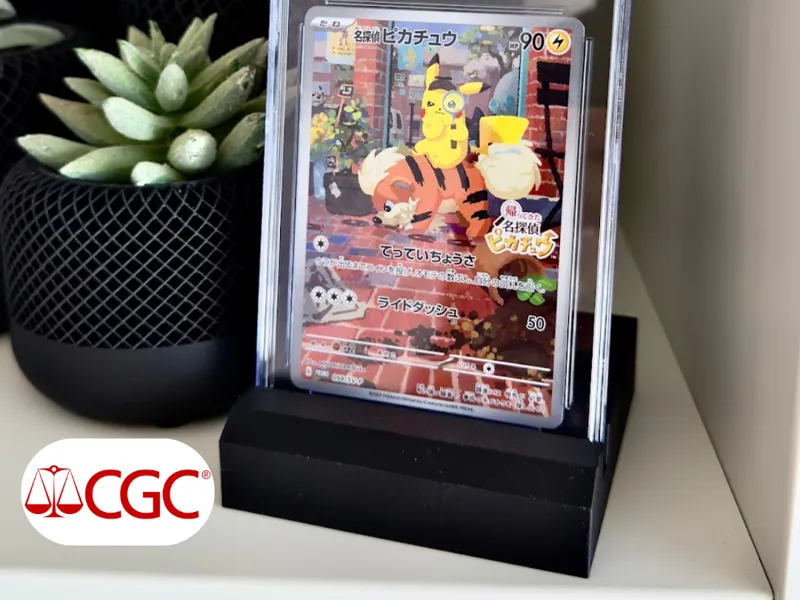 Modern CGC Pokémon TCG Slab Display Stand