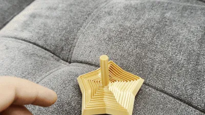 Fidget etoile avec poignee