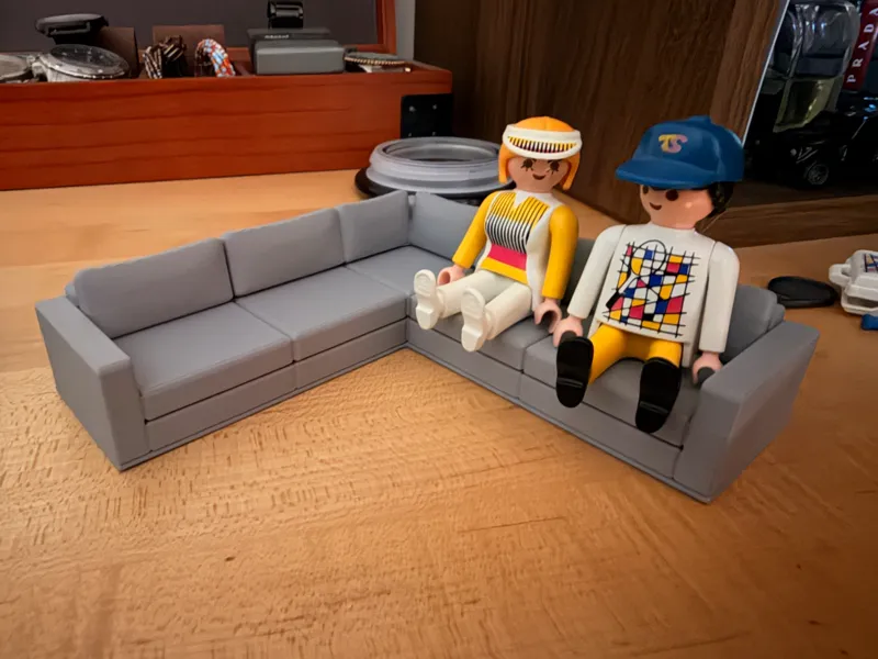 1/24 scale sectional couch 