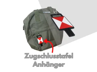 Zugschlusstafel Anhänger / Schlüsselanhänger