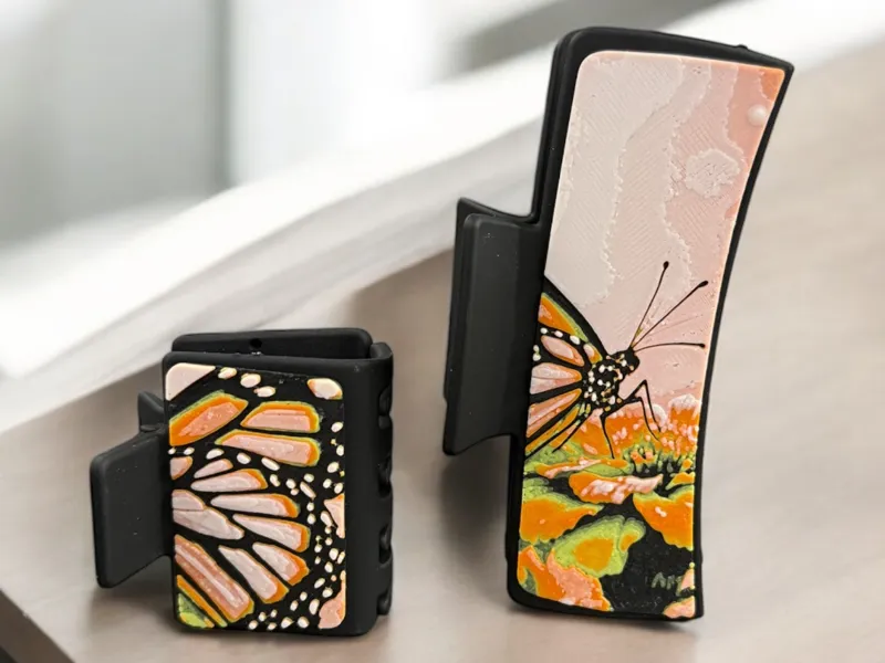 Butterfly Decorative Hair Clip Plates - Personal