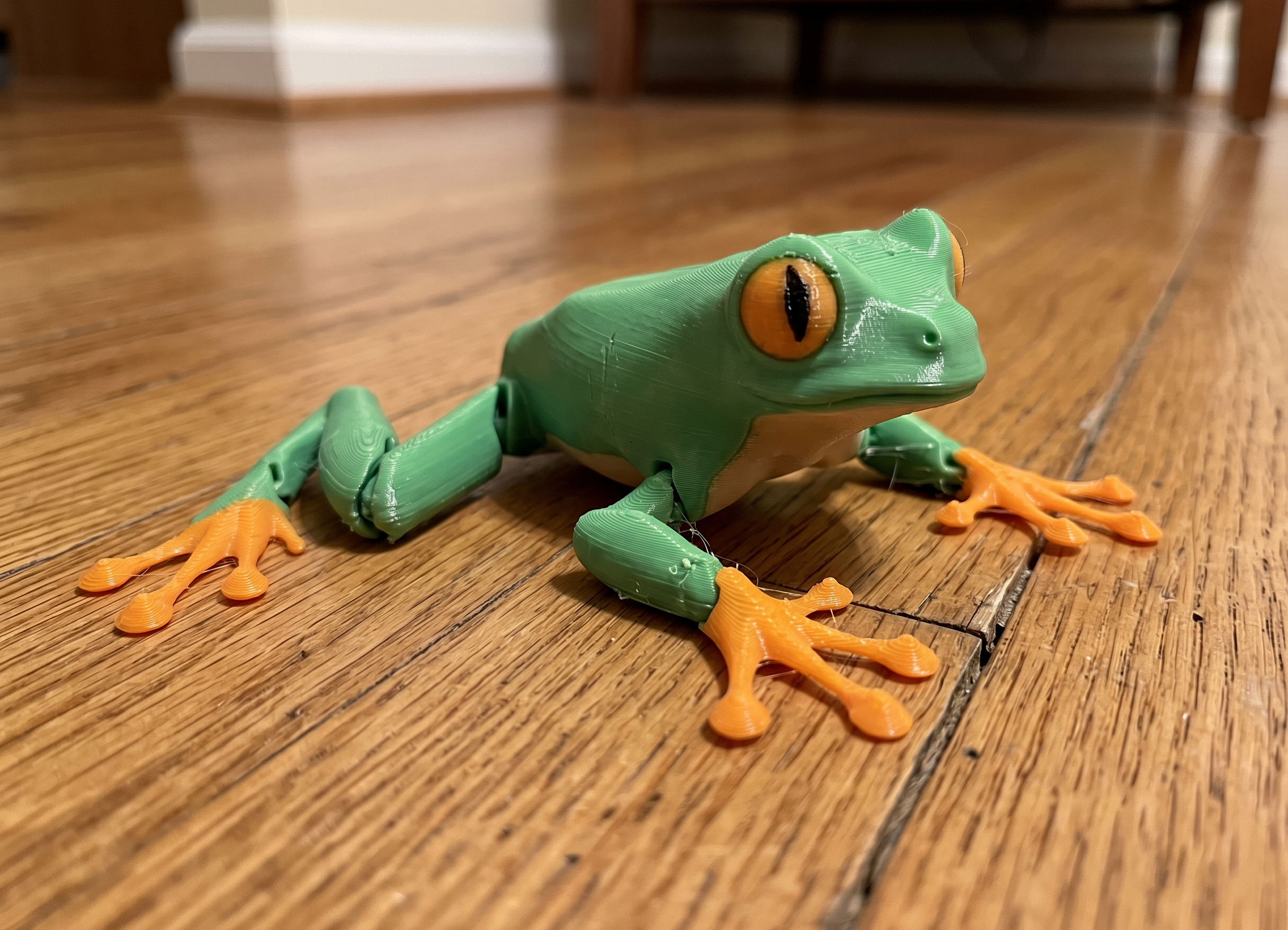 Miniatura 1 do modelo 3D Realistic Flexi Frog