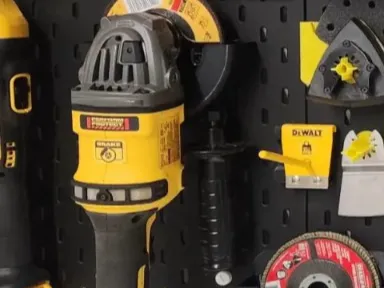 5-inch grinder wall organizer
