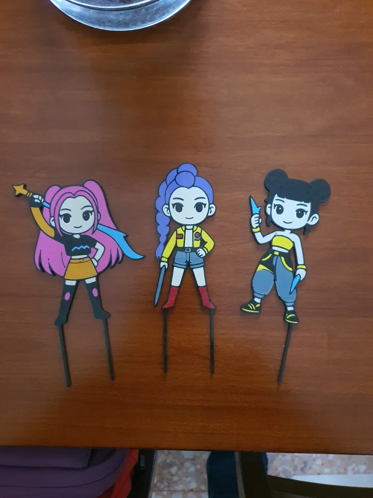Rumi Cake Topper - Chibi Style (Cake Topper) - Free 3D Print Model ...