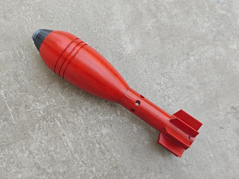 WW2 German 5cm Gr.W36 Mortar Shell 1:1