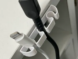 Minimal cable organizer/holder