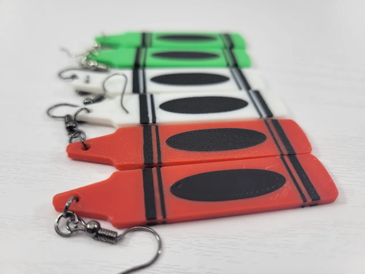 Crayon Earrings for Teacher Appreciation School view 3