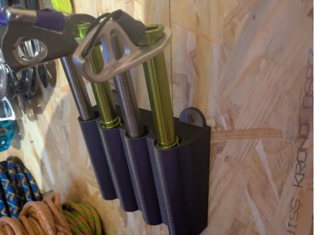 ice screw gear wall storage