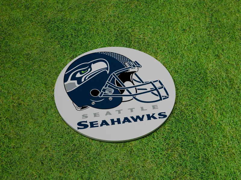 Seattle Seahawks Helmet Coaster