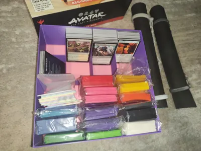Board game card organizer