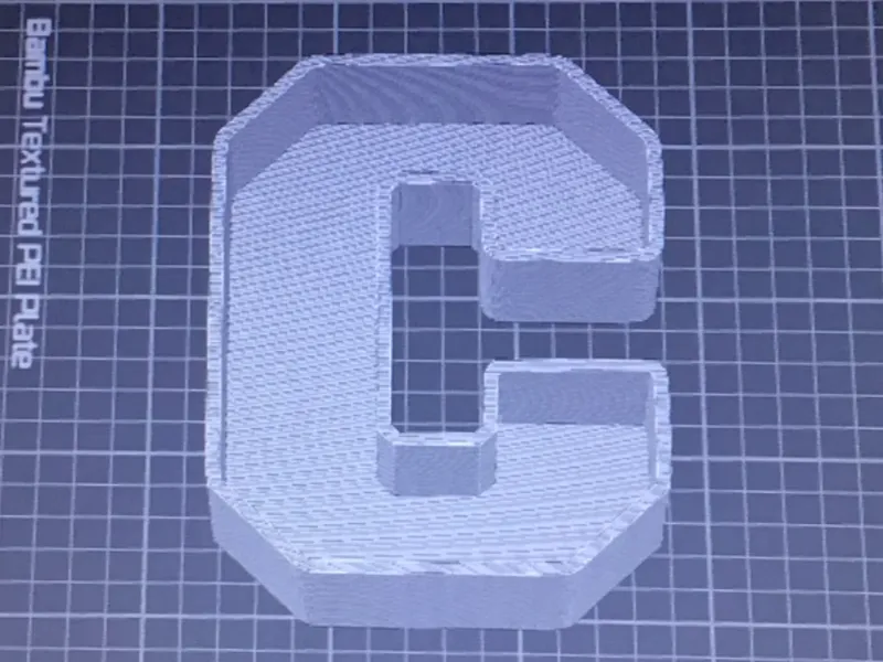 candy dish letters (C)