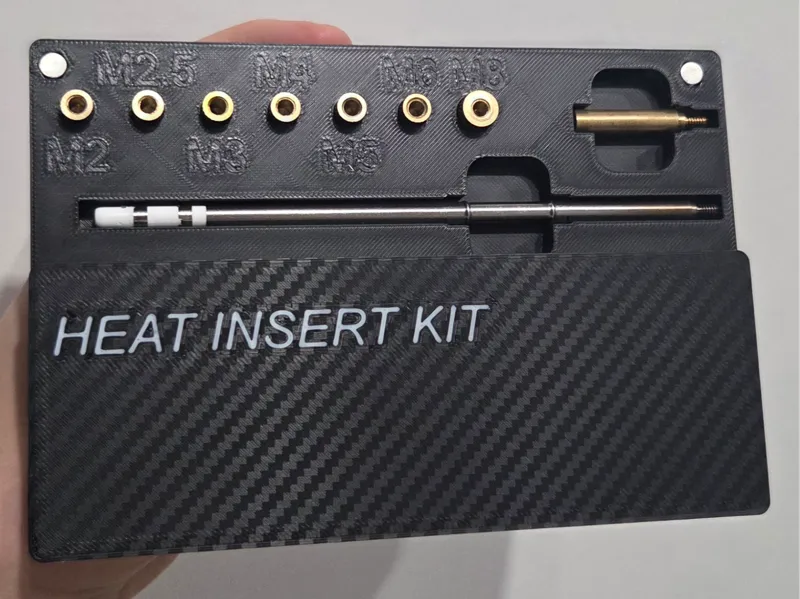 Heat insert kit magnetic box