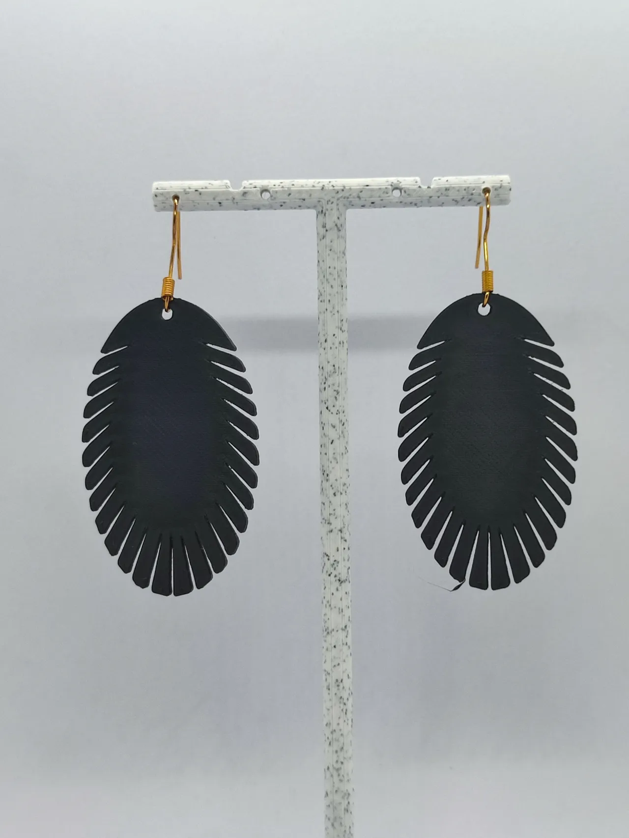 Aretes Pluma de la Noche view 3