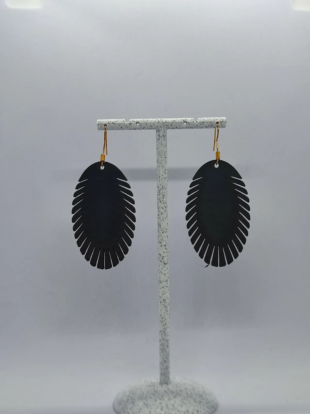 Aretes Pluma de la Noche view 2