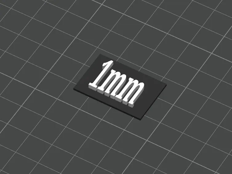 1mm text
